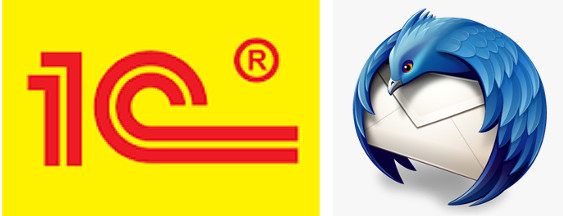 1с отправка почты через Thunderbird